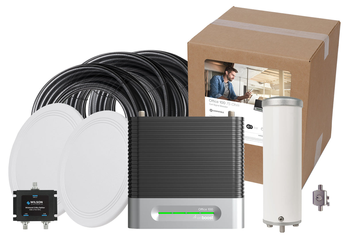 weBoost Office 100 Cell Signal Booster (75 Ohm) | 473060