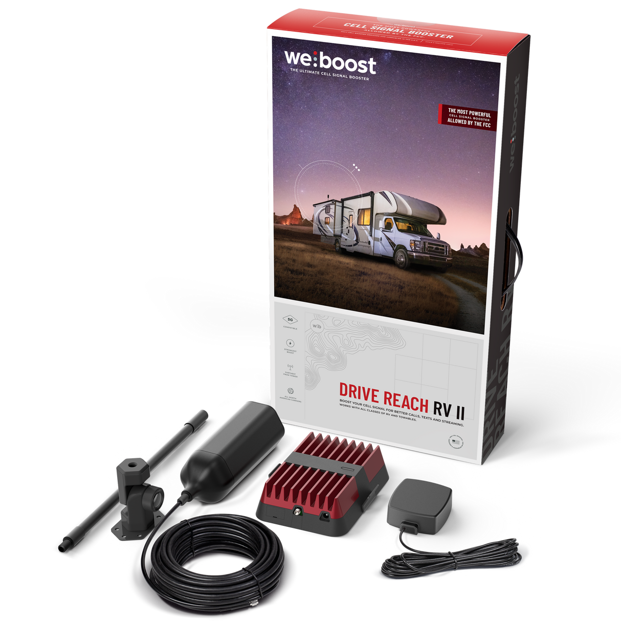 weBoost Drive Reach RV II Cell Phone Signal Booster