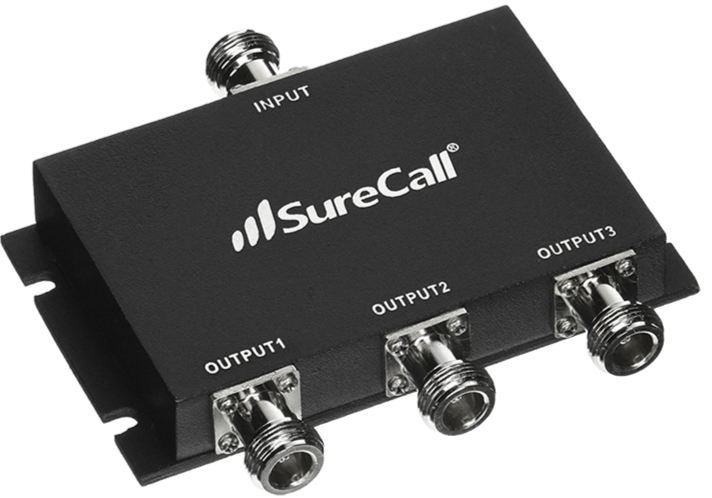 SureCall SC-WS-3-5G 50 Ohm Ultra-Wideband Three-Way Signal Splitter (617-2700 MHz)