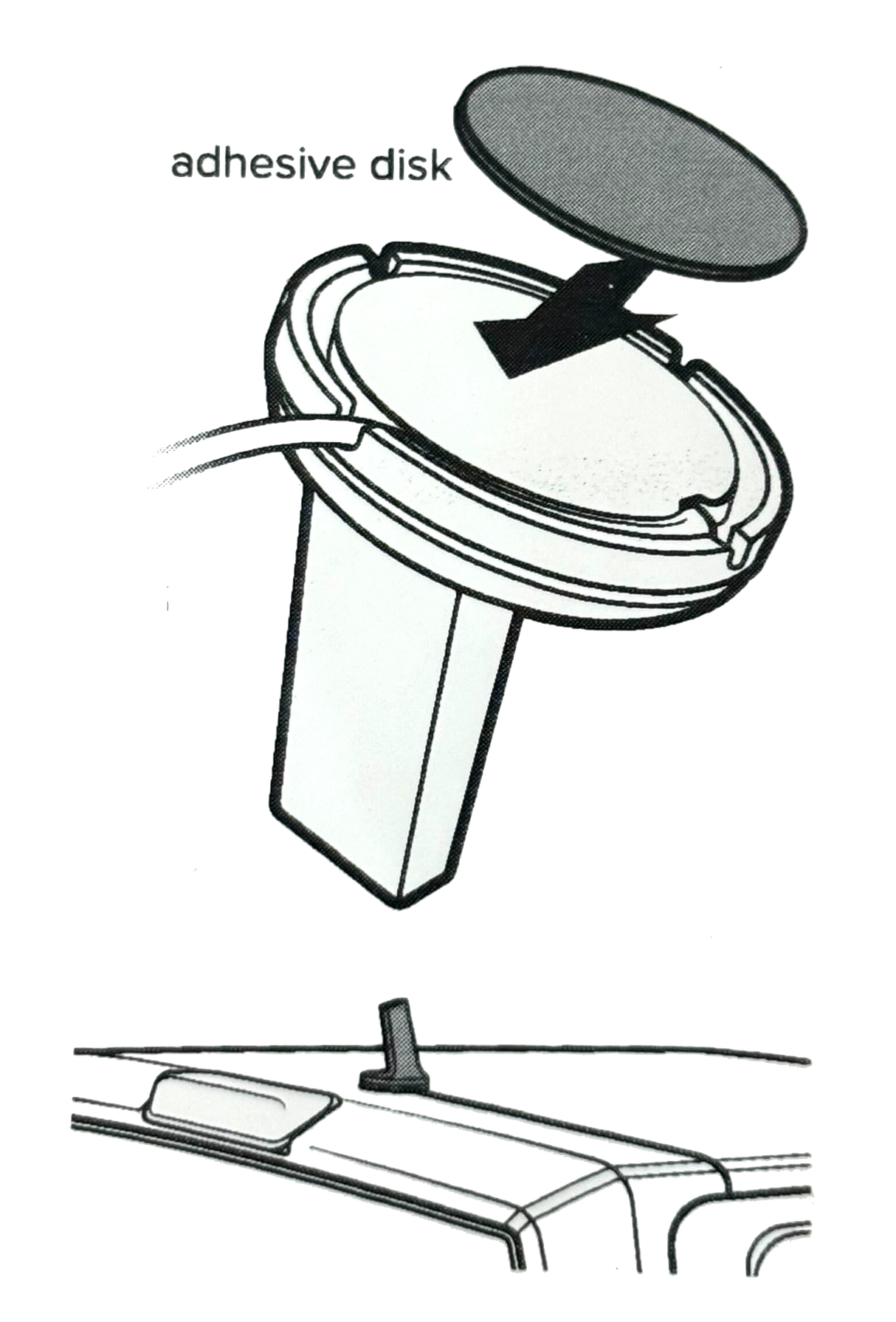 weBoost Metal Disc with Adhesive for Magnet Mount Antennas