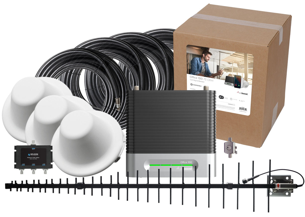weBoost Office 100 Cell Signal Booster (75 Ohm) | 473060