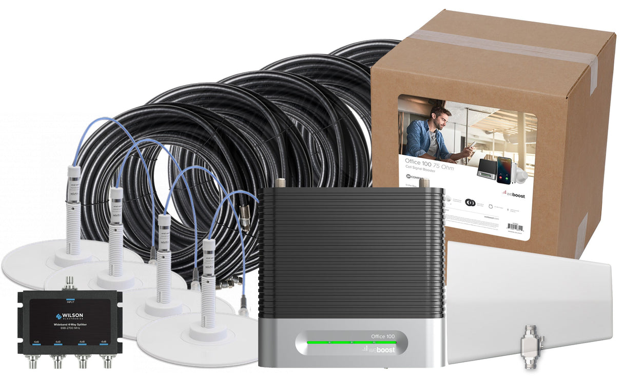 weBoost Office 100 Cell Signal Booster (75 Ohm) | 473060