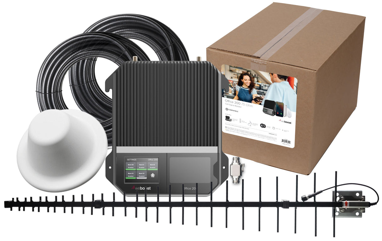 weBoost Office 200 75 Ohm Cell Signal Booster | 471047