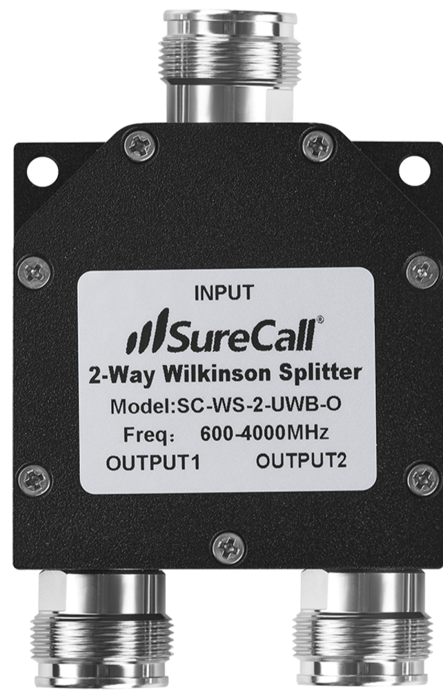 SureCall C-Band 2-Way Waterproof Splitter
