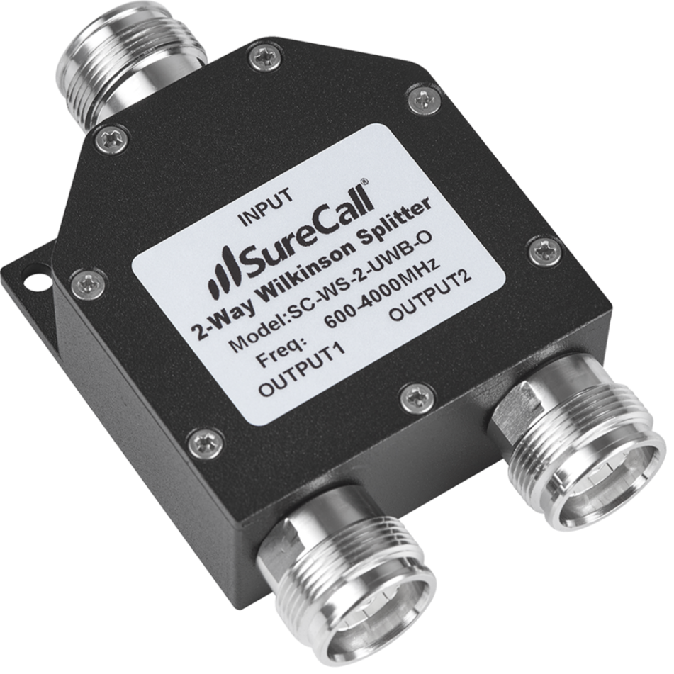 SureCall C-Band 2-Way Waterproof Splitter
