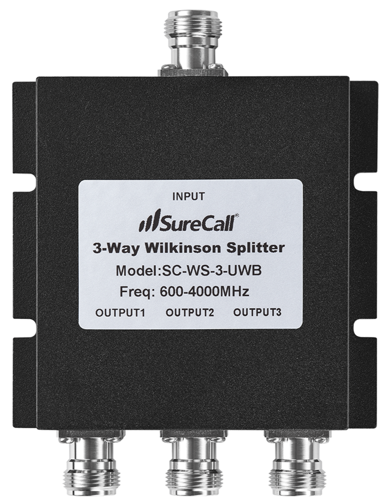 SureCall UWB Splitter with N-Female Connectors 600-4000 MHz