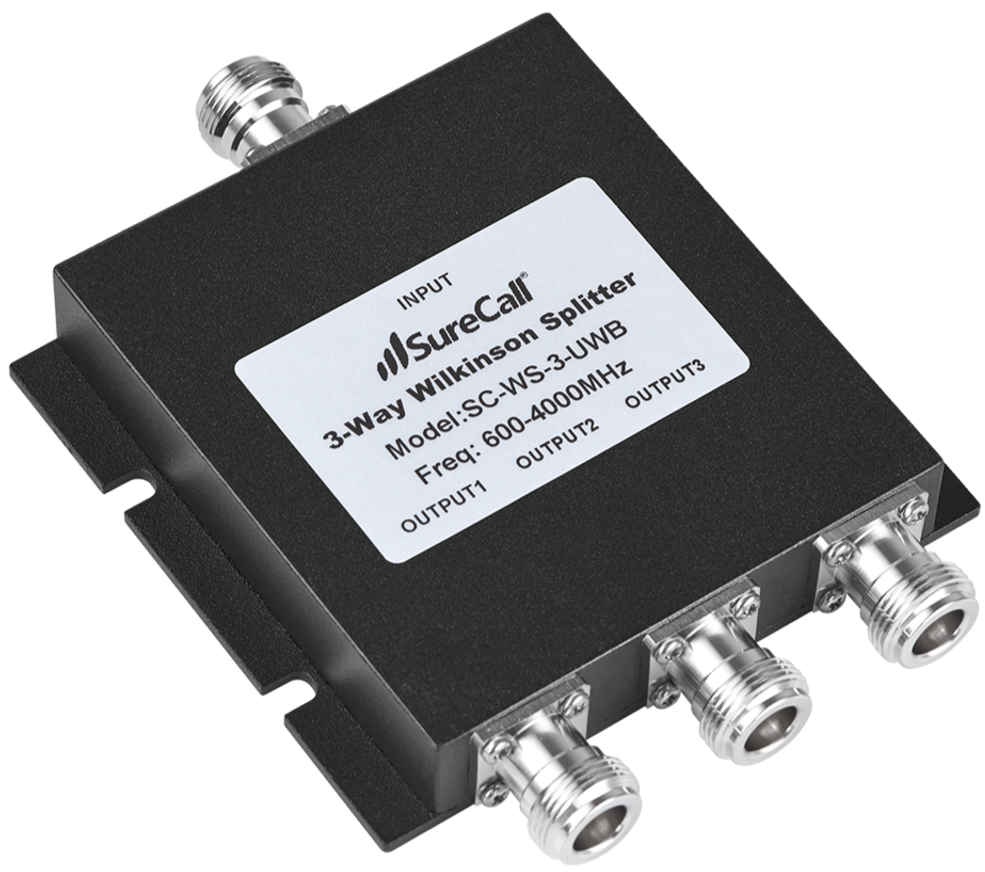 SureCall UWB Splitter with N-Female Connectors 600-4000 MHz