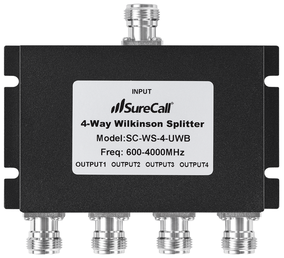 SureCall UWB Splitter with N-Female Connectors 600-4000 MHz