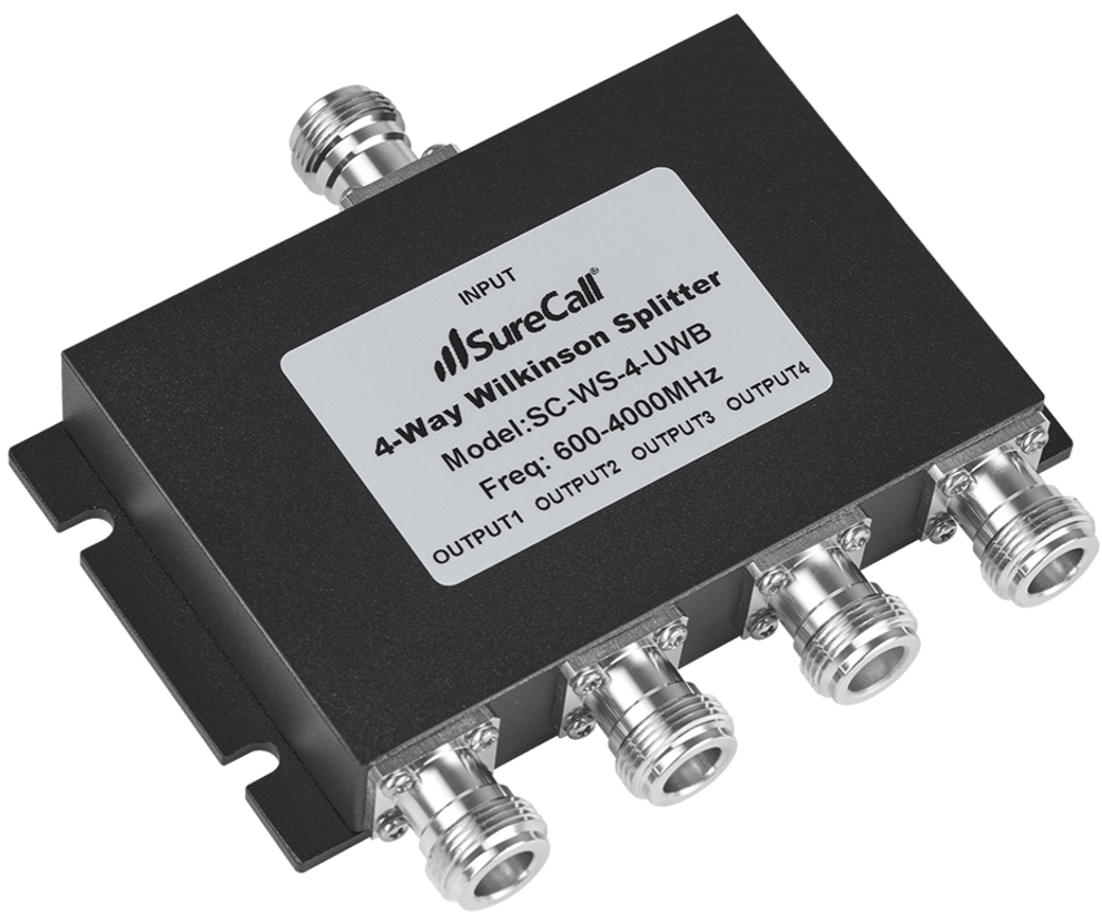 SureCall UWB Splitter with N-Female Connectors 600-4000 MHz