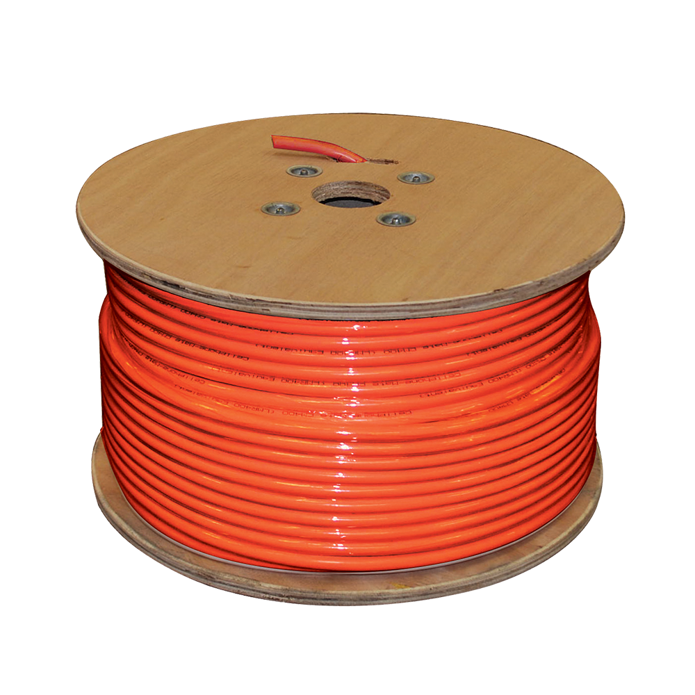 500' SC400 Ultra Low Loss Coax Plenum Fire Rated Cable - Orange