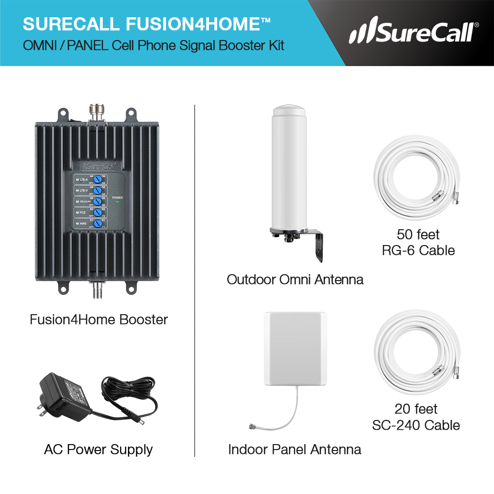 SureCall Fusion4Home Omni Signal Booster Kit