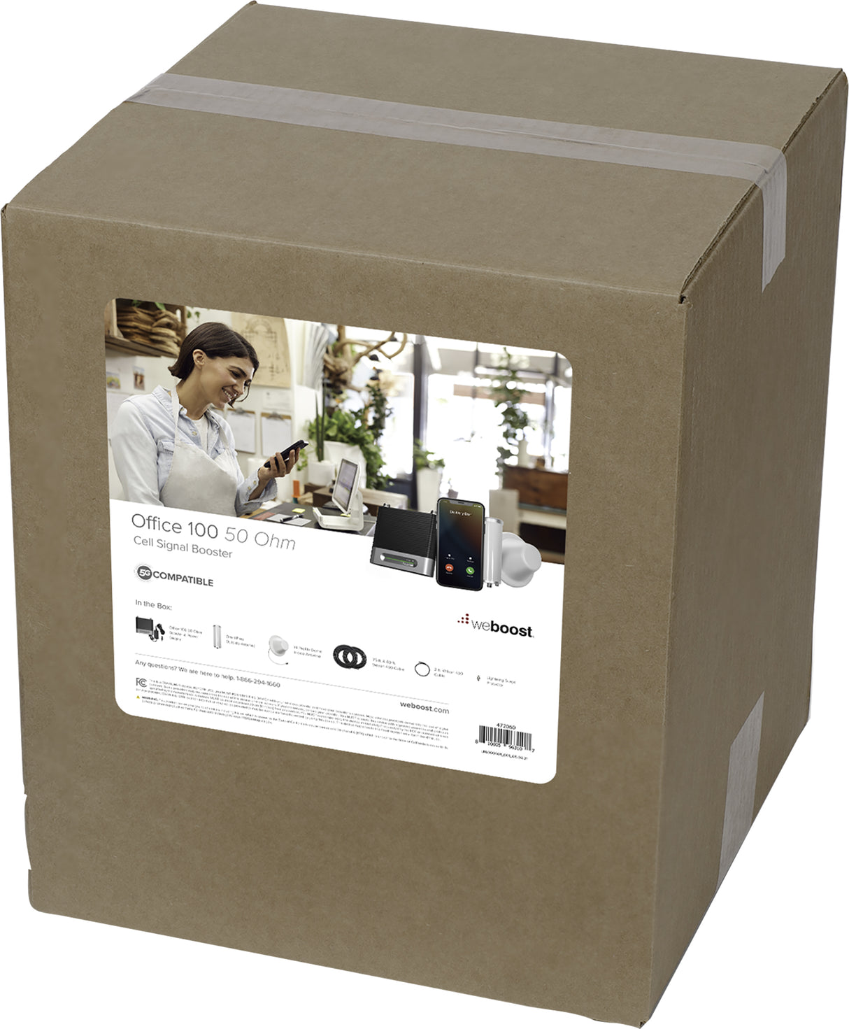 weBoost Office 100 Signal Booster | 75 Ohm | 473060 - Box