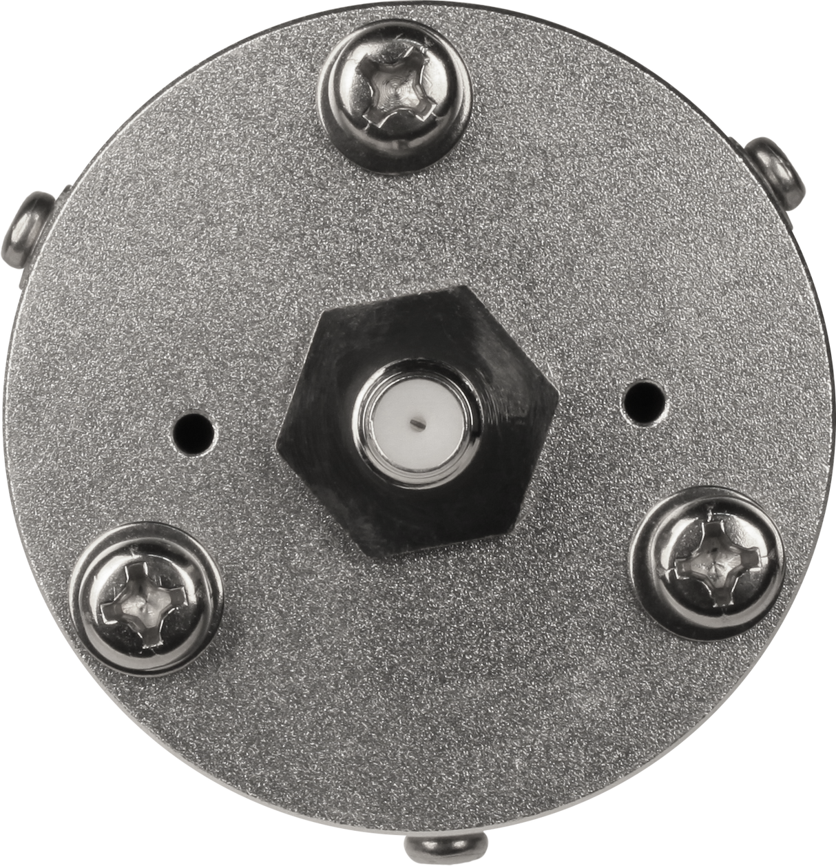 Bottom of the weBoost 75 ohm Full Band 4G Omni Plus Antenna