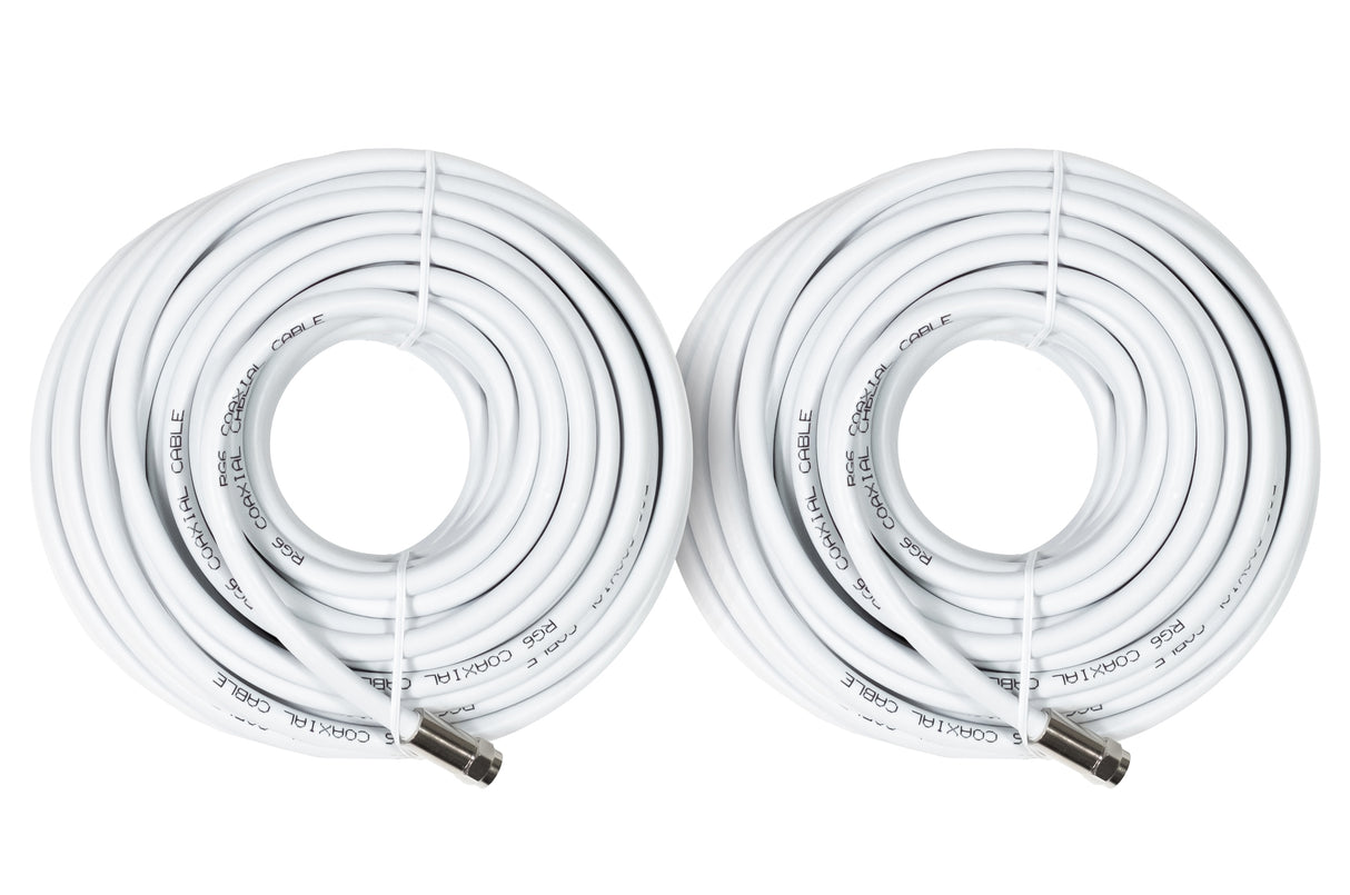 weBoost Home Studio Signal Booster Kit | 470166 - 2 x 30 ft RG 6 Cables