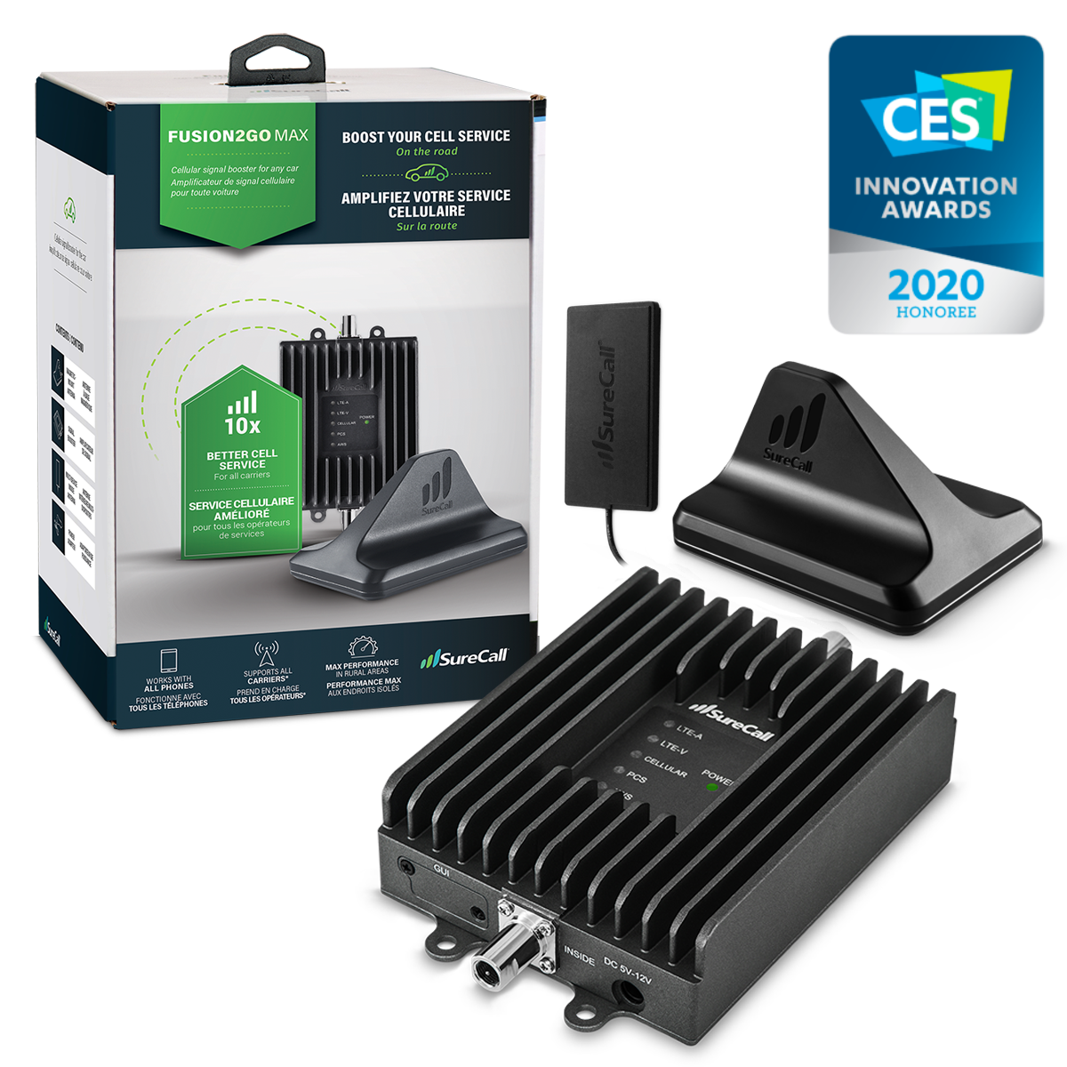 SureCall Fusion2Go Max Mobile Signal Booster