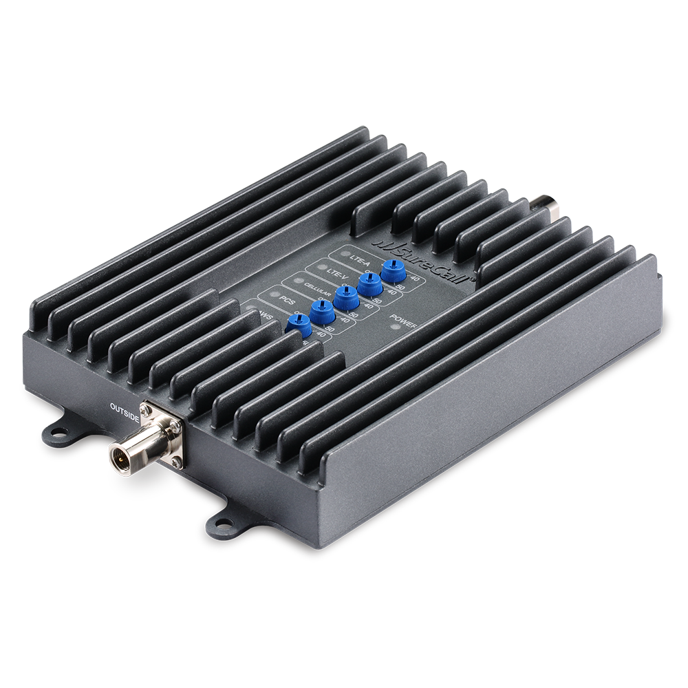 SureCall Fusion2Go 4G Extreme Mobile Signal Booster Kit - Angle