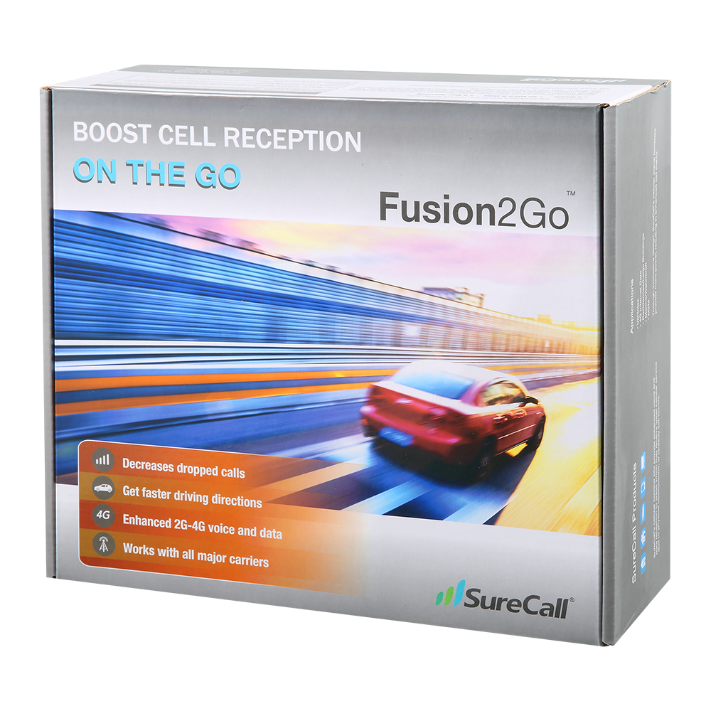 SureCall Fusion2Go 4G Extreme Mobile Signal Booster Kit - Box