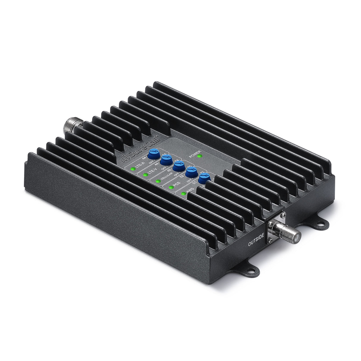 SureCall Fusion4Home Max Signal Booster Kit - Amplifier Angled