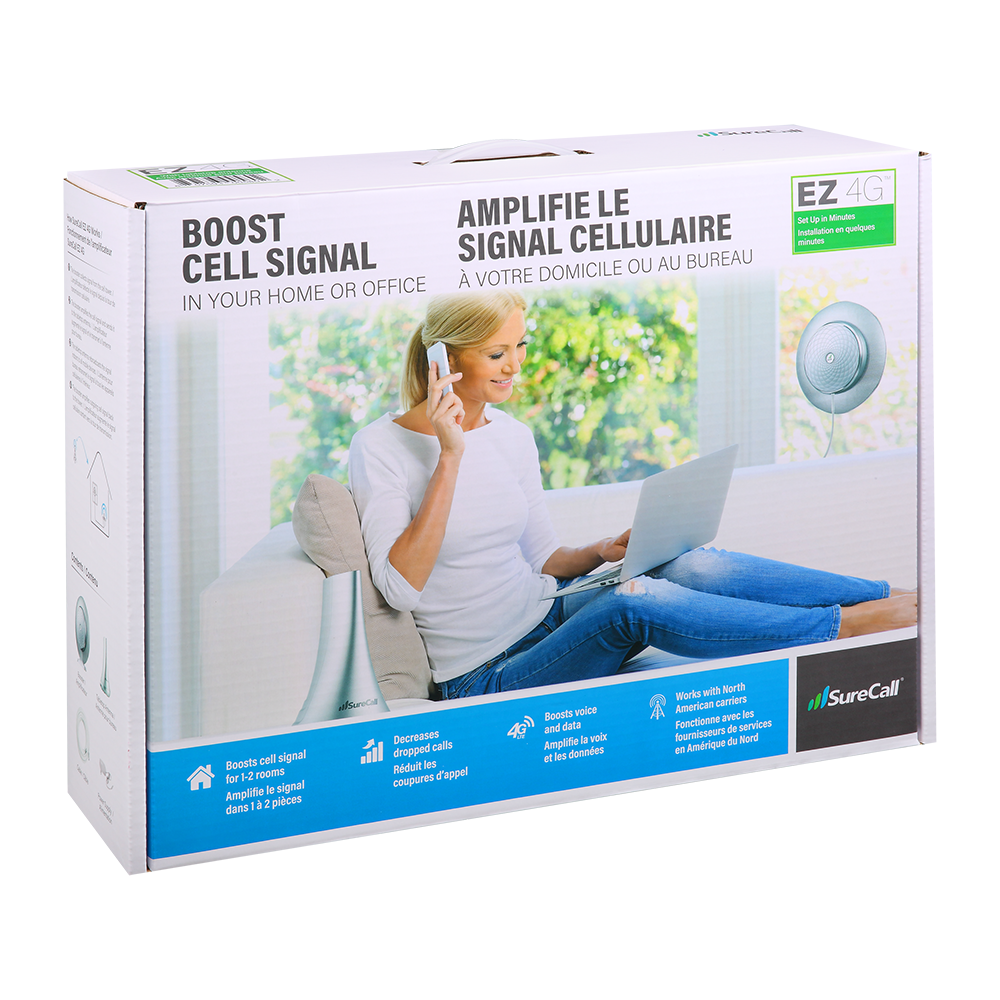 SureCall EZ 4G Signal Booster Kit - Box