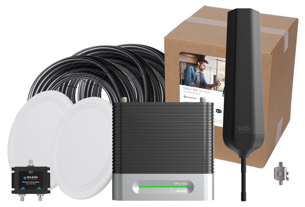weBoost Office 100 Cell Signal Booster (75 Ohm) | 473060
