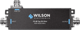 Black Wilson -10 dB tap labeled 600-4000 MHz 50 Ohm, with N-Female input and output ports on the ends and a tap port on top.