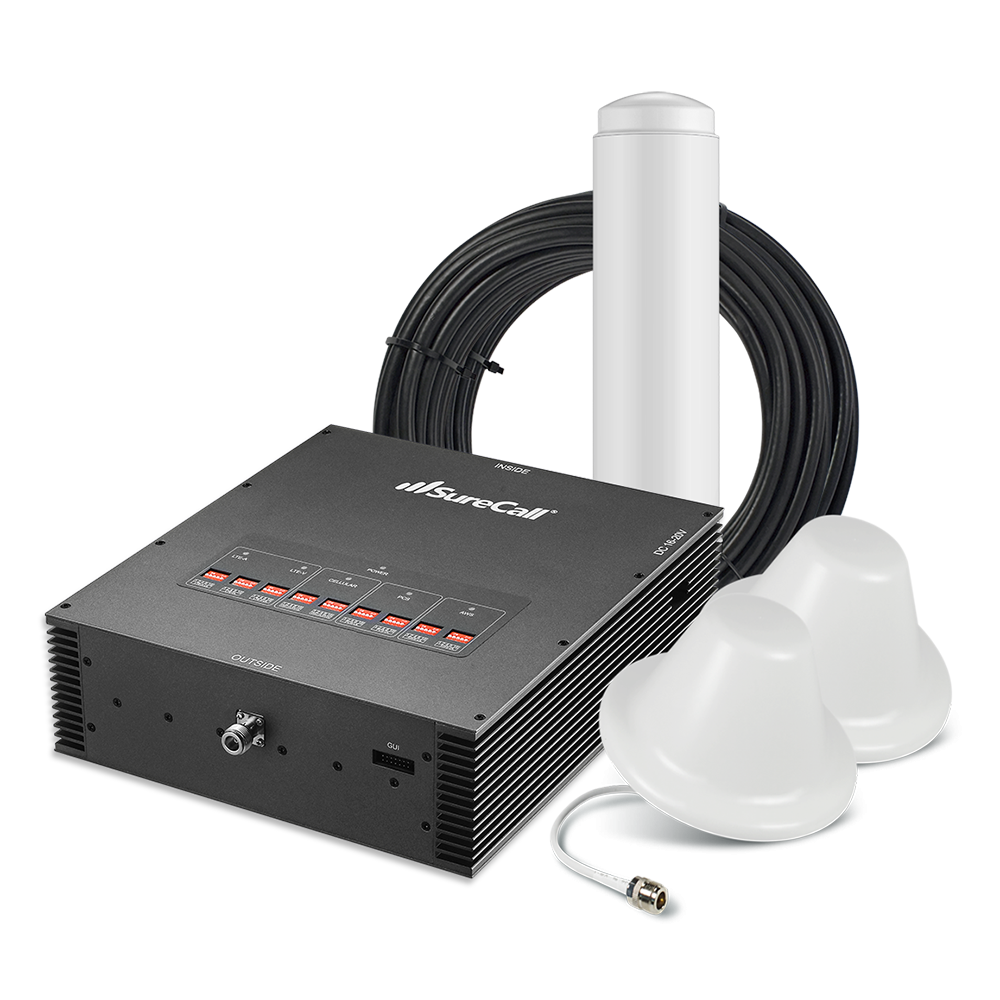 SureCall Force-5 1.0 Enterprise Signal Booster for Voice, 3G & 4G LTE [Discontinued]