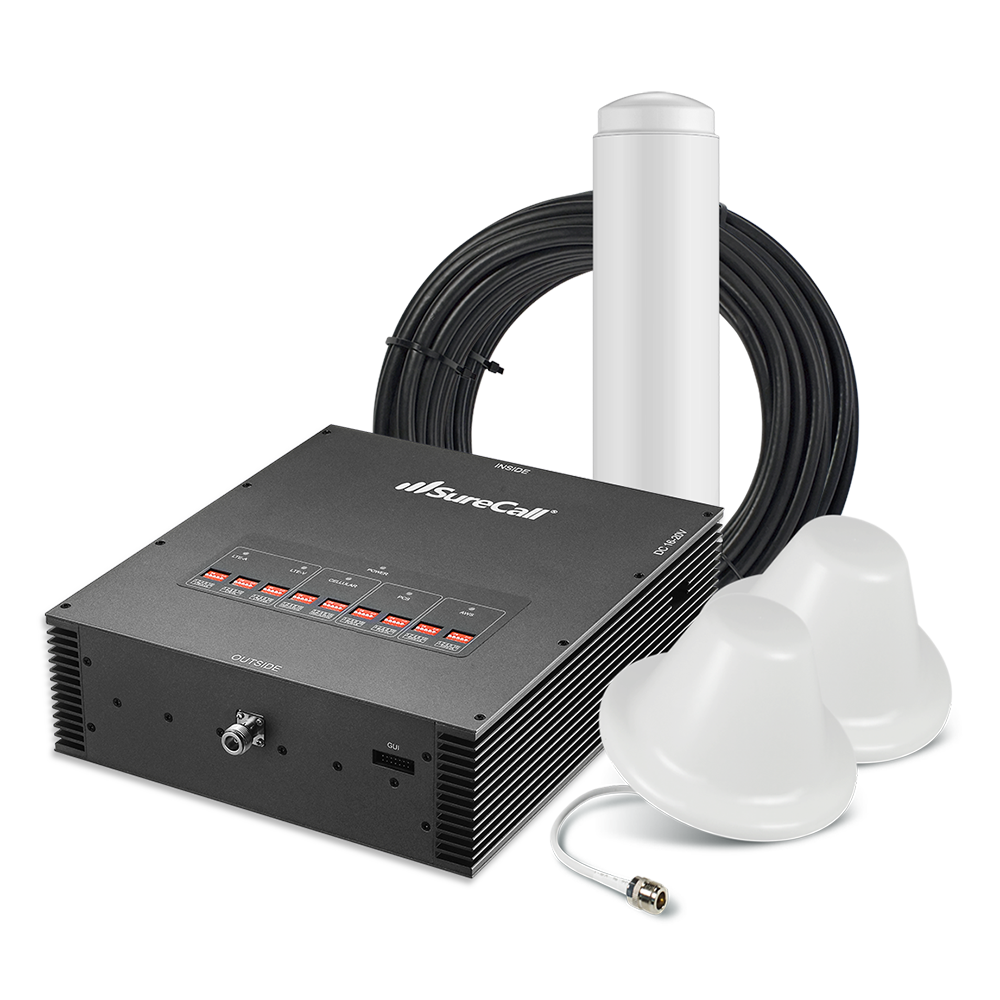 SureCall Force-5 1.0 Enterprise Signal Booster for Voice, 3G & 4G LTE [Discontinued]