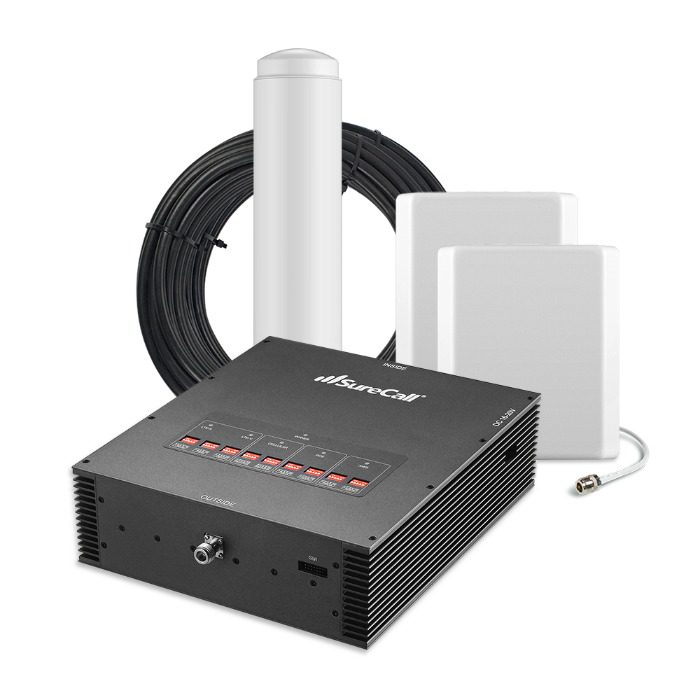SureCall Force-5 1.0 Enterprise Signal Booster for Voice, 3G & 4G LTE [Discontinued]