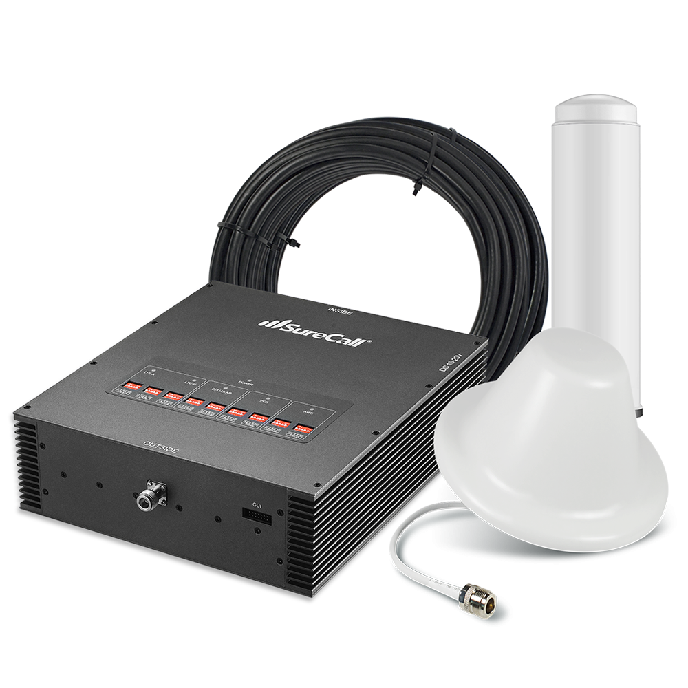 SureCall Force-5 1.0 Enterprise Signal Booster for Voice, 3G & 4G LTE [Discontinued]