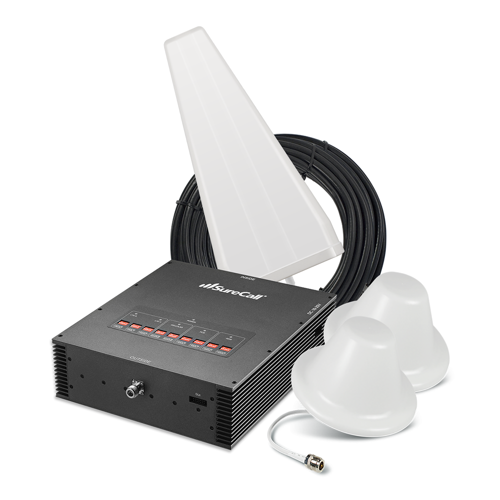 SureCall Force-5 1.0 Enterprise Signal Booster for Voice, 3G & 4G LTE [Discontinued]