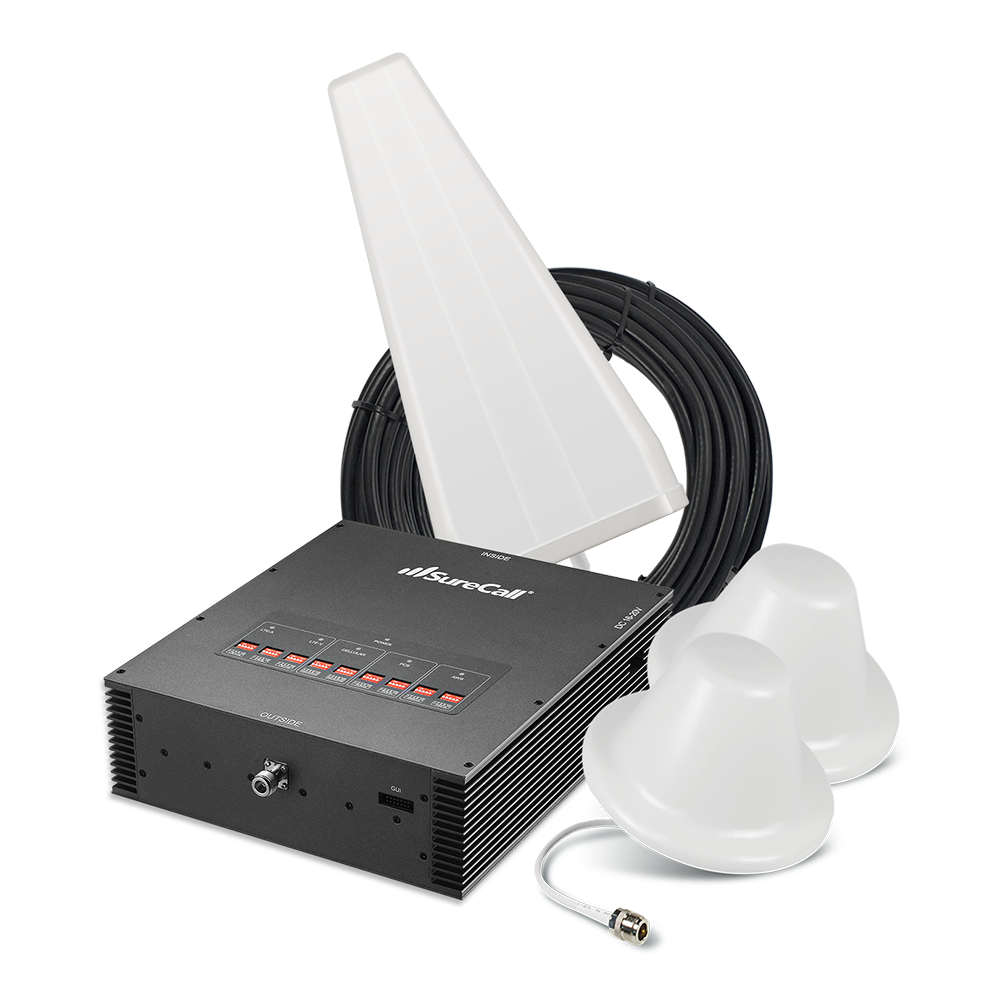 SureCall Force-5 1.0 Enterprise Signal Booster for Voice, 3G & 4G LTE [Discontinued]