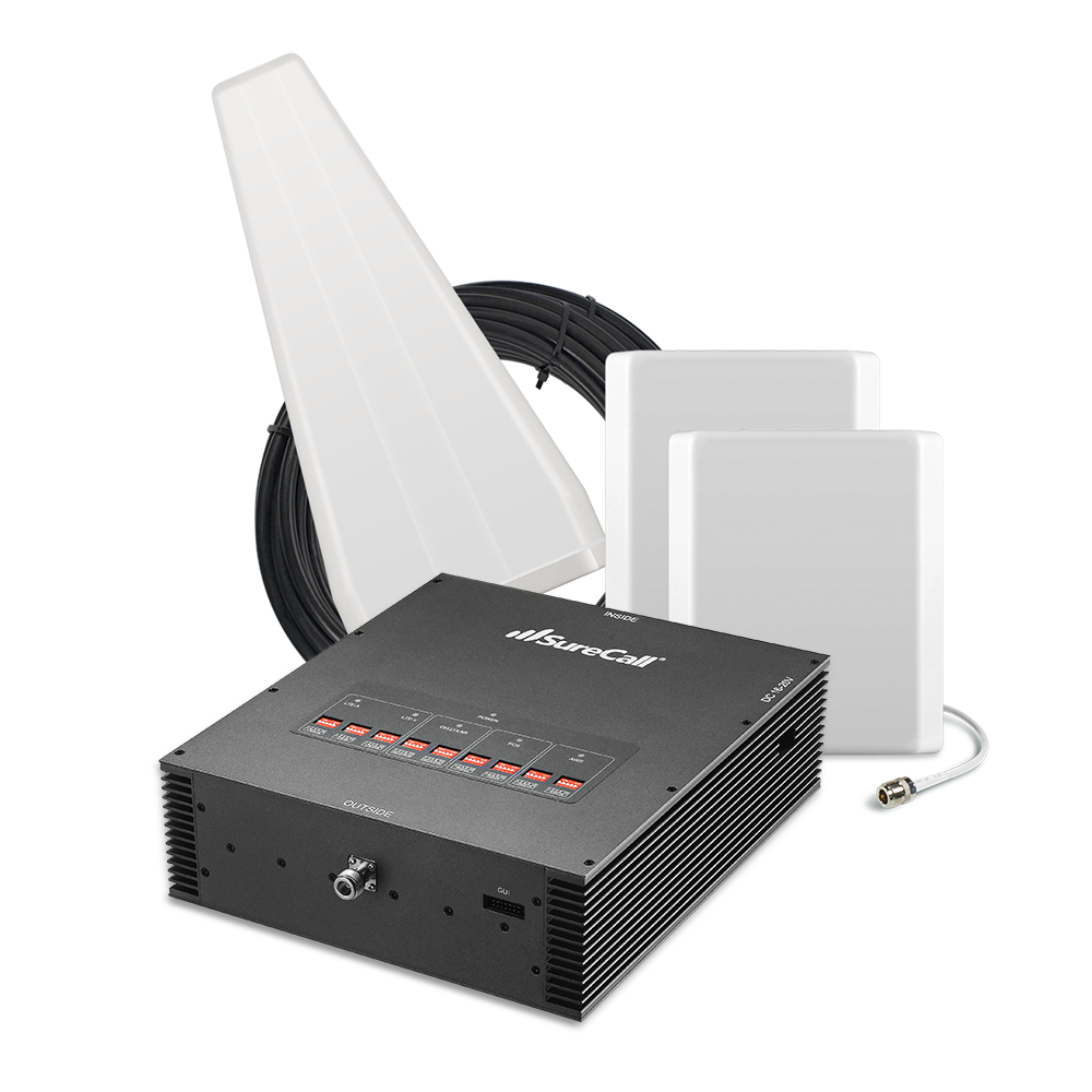 SureCall Force-5 1.0 Enterprise Signal Booster for Voice, 3G & 4G LTE [Discontinued]