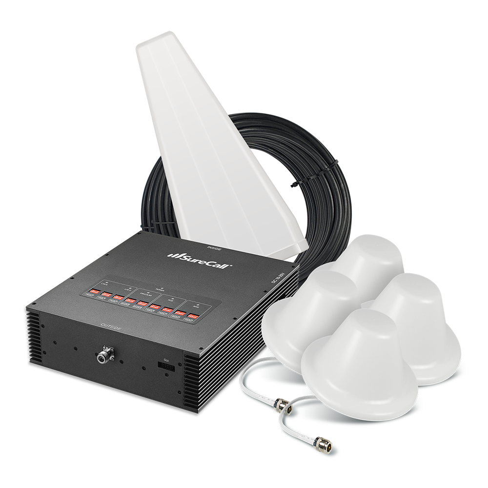 SureCall Force-5 1.0 Enterprise Signal Booster for Voice, 3G & 4G LTE [Discontinued]
