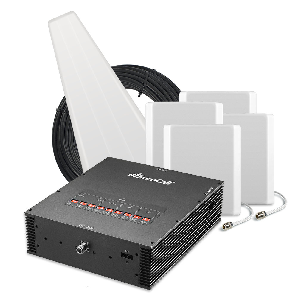 SureCall Force-5 1.0 Enterprise Signal Booster for Voice, 3G & 4G LTE [Discontinued]