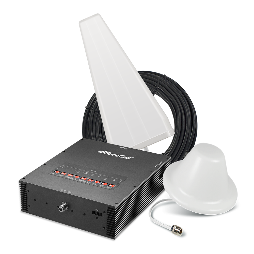 SureCall Force-5 1.0 Enterprise Signal Booster for Voice, 3G & 4G LTE [Discontinued]