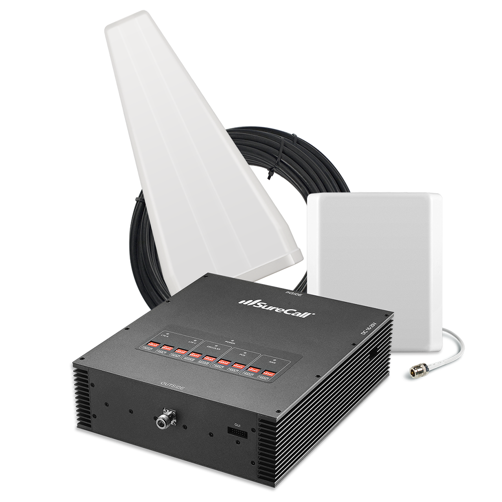 SureCall Force-5 1.0 Enterprise Signal Booster for Voice, 3G & 4G LTE [Discontinued]
