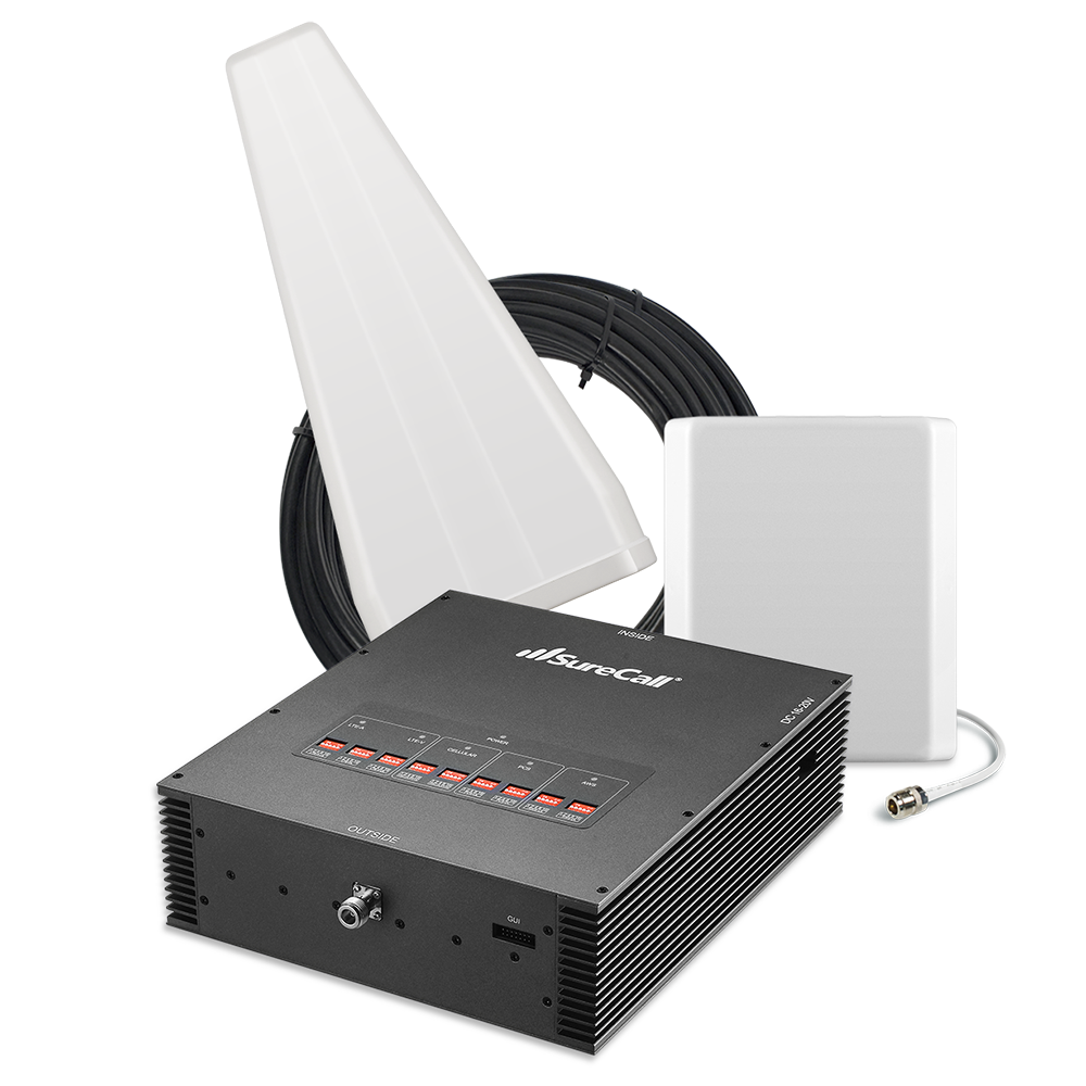 SureCall Force-5 1.0 Enterprise Signal Booster for Voice, 3G & 4G LTE [Discontinued]