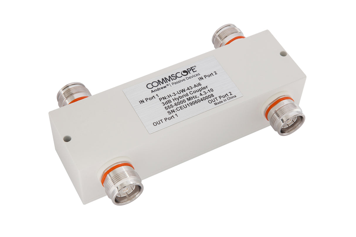 Commscope Low-PIM 2x2 Hybrid Coupler with N Female Connectors