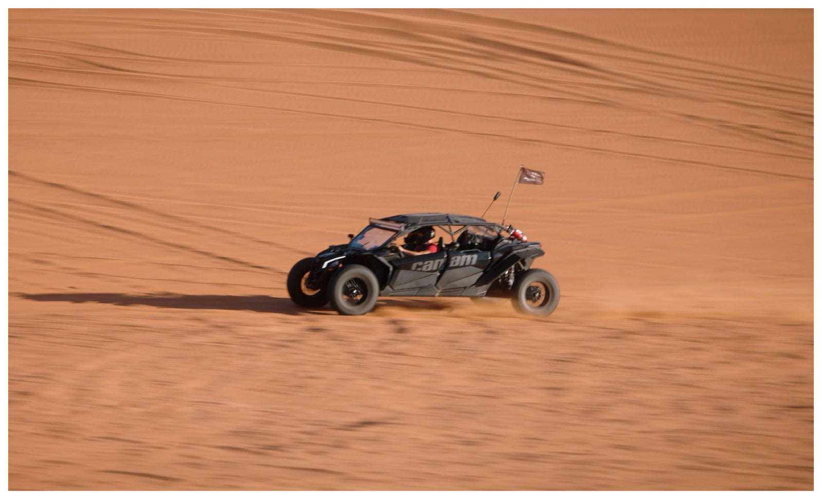 Sport side by side with the weBoost SxS antenna on the dunes