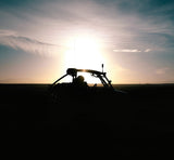 Side by side with the weBoost SxS antenna at sunrise