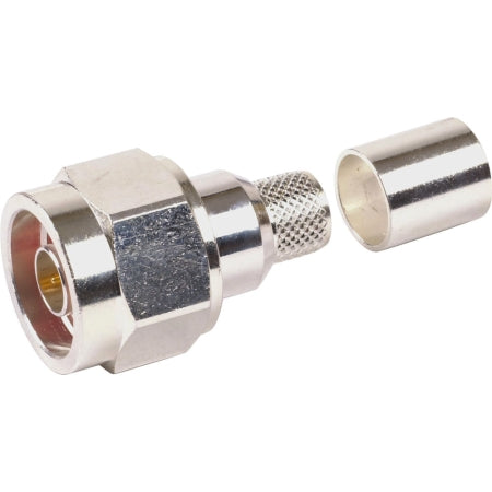 TerraWave CCP N-Male Crimp-On Connector for 240 Series Cable (CON-07-240-CP-HEX) [Discontinued]