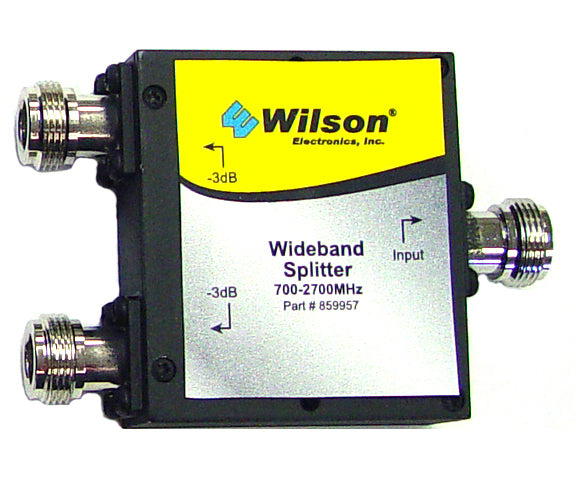 Wilson Two-Way 700-2700MHz 50 Ohm Signal Splitter (859957) [Discontinued]