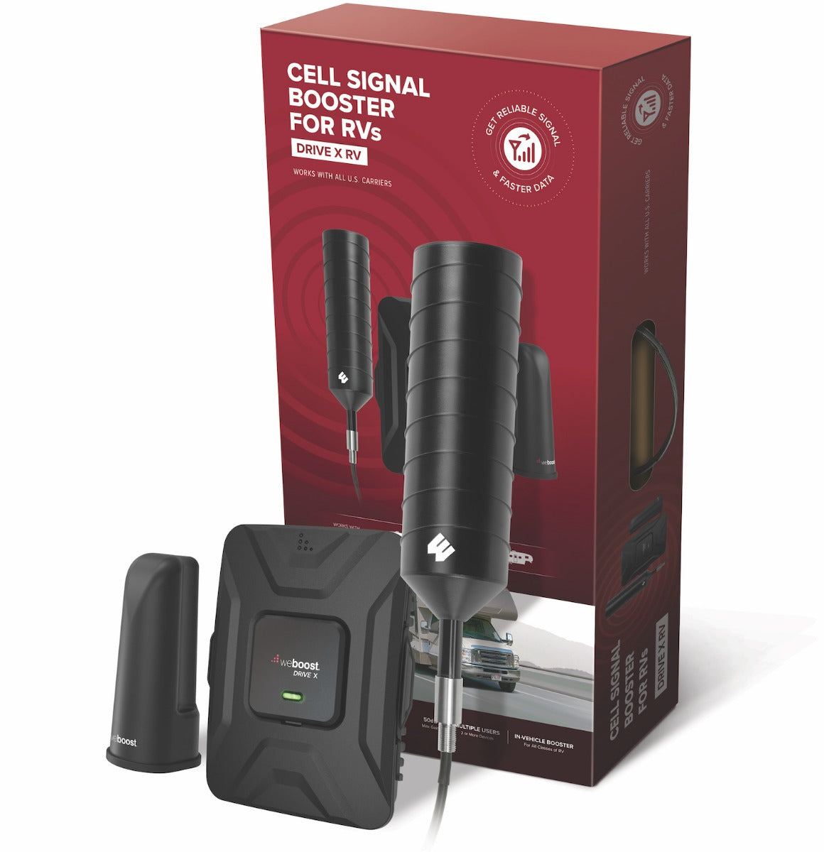 weBoost Drive X RV Cell Phone Signal Booster 471410 – UberSignal