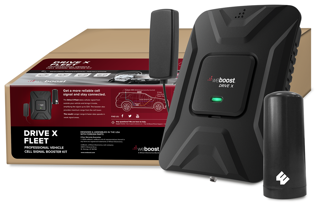 weBoost Drive X Fleet Vehicle Cell Signal Booster