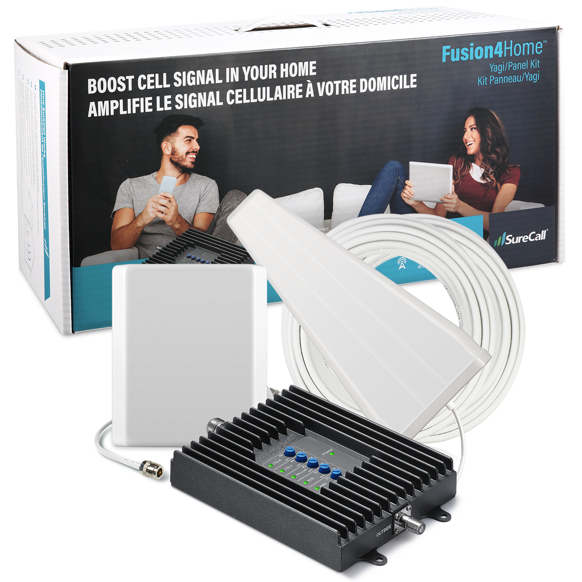 SureCall Fusion4Home Yagi Signal Booster Kit