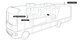 SureCall Flex2Go RV Signal Booster Kit for Voice and 3G - Installation Diagram