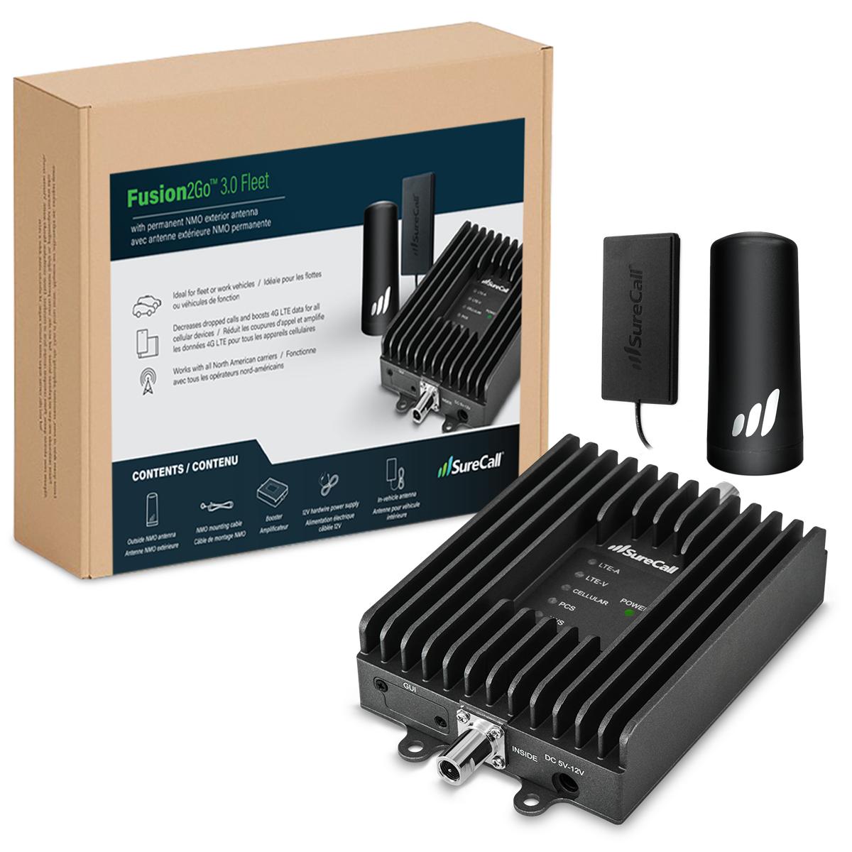 SureCall Fusion2Go Fleet Vehicle Cell Signal Booster – UberSignal