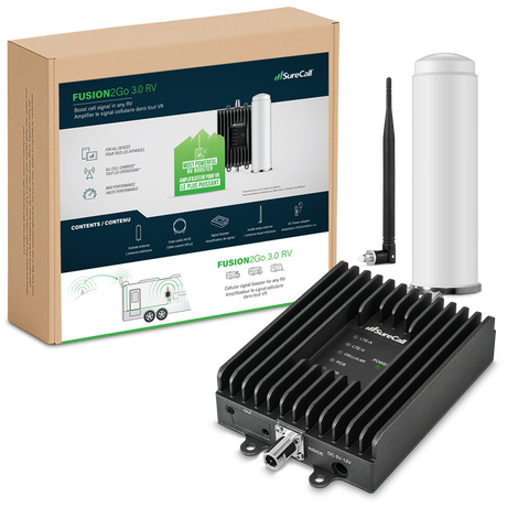 SureCall Fusion2Go 3.0 4G Extreme RV Signal Booster Kit
