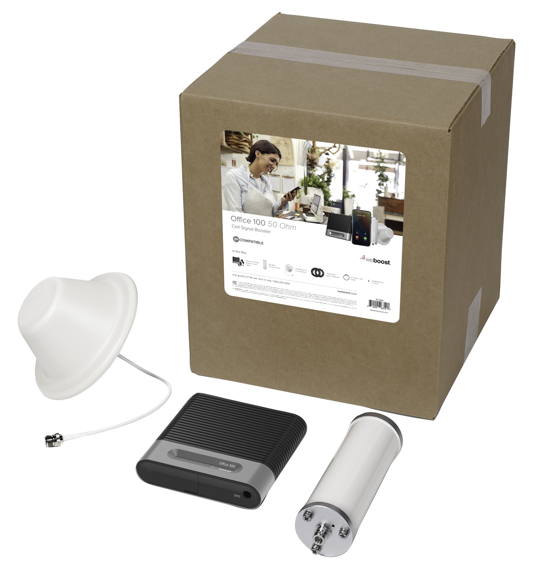 weBoost Office 100 Signal Booster (75 Ohm) | 473060