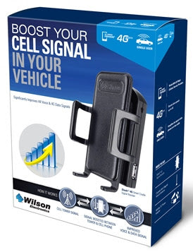 Wilson 460107 Sleek 4G Five-Band Cradle Signal Booster for 2G, 3G & 4G [Discontinued]